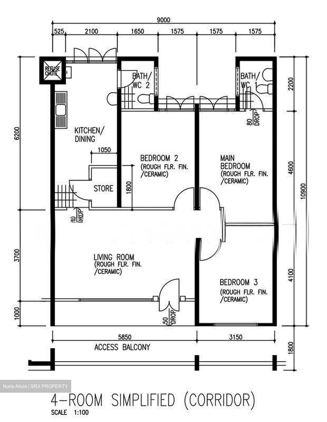 Blk 246 Yishun Sunshine (Yishun), HDB 4 Rooms #608554211